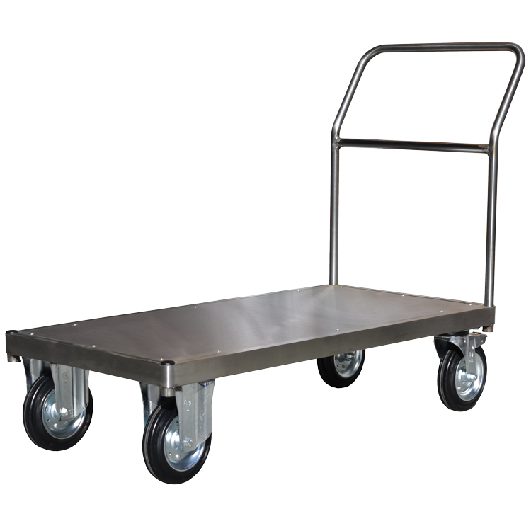 Stainless Steel Flatbed Trolley